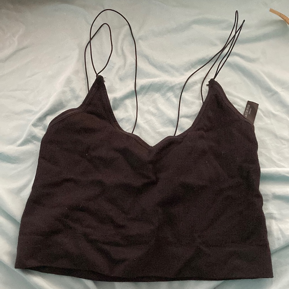 Black crop top